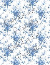 Load image into Gallery viewer, Toile de Jouy Papers- Ooh La La Printables