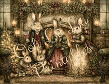 Load image into Gallery viewer, Christmas with the Bunnymores- Ooh La La Printables