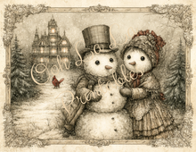 Load image into Gallery viewer, Winter at Snowton Abbey Petite Collection- Ooh La La Printables