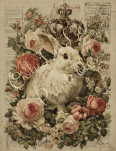 Load image into Gallery viewer, Vintage Le Lapin- Ooh La La Printables