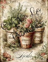 Load image into Gallery viewer, Vintage Herb Garden- Ooh La La Printables