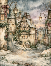 Load image into Gallery viewer, Winter Bleu Belsnickle Storybook Scenes- Ooh La La Printables