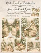 Load image into Gallery viewer, The Woodland Noël Petite Collection- Ooh La La Printables