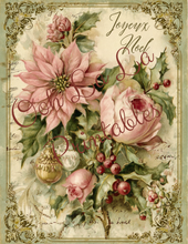 Load image into Gallery viewer, Vintage Pink Noel- Ooh La La Printables