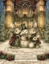 Load image into Gallery viewer, Christmas with the Bunnymores- Ooh La La Printables