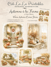 Load image into Gallery viewer, Automne à la Ferme Petite Collection- Ooh La La Printables
