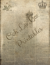Load image into Gallery viewer, Backgrounds &amp; Book Prints- Ooh La La Printables