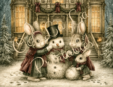 Load image into Gallery viewer, Christmas with the Bunnymores- Ooh La La Printables