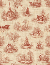 Load image into Gallery viewer, Winter Holiday Toile- Ooh La La Printables