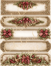 Load image into Gallery viewer, The Christmas Parlor Petite Collection- Ooh La La Printables