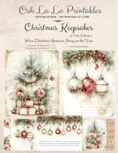 Load image into Gallery viewer, Christmas Keepsakes Petite Collection- Ooh La La Printables