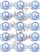 Load image into Gallery viewer, Easter Toile Papers- Ooh La La Printables