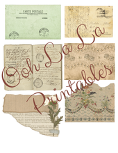 Load image into Gallery viewer, Ephemera Collection- Ooh La La Printables