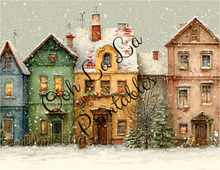 Load image into Gallery viewer, Christmas Village- Ooh La La Printables