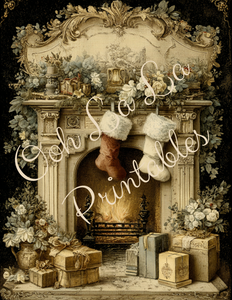 Christmas Countryside Manor- Ooh La La Printables