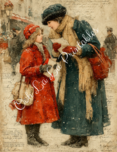 Load image into Gallery viewer, Edwardian Christmas- Ooh La La Printables