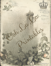 Load image into Gallery viewer, Backgrounds &amp; Book Prints- Ooh La La Printables
