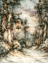 Load image into Gallery viewer, Winter Bleu Belsnickle Storybook Scenes- Ooh La La Printables