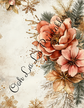 Load image into Gallery viewer, Pink Christmas Florals-Ooh La La Printables
