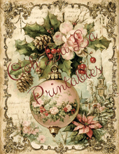 Load image into Gallery viewer, Vintage Pink Noel- Ooh La La Printables