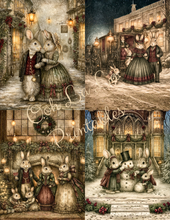 Load image into Gallery viewer, Christmas with the Bunnymores- Ooh La La Printables