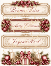Load image into Gallery viewer, The Christmas Parlor Petite Collection- Ooh La La Printables