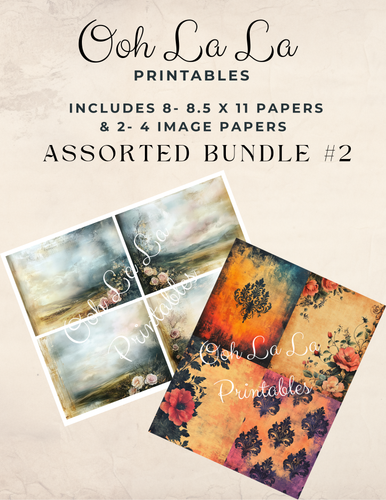 Assorted Bundle #2- Ooh La La Printables