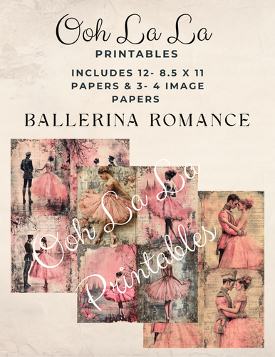 Ballerina Romance- Ooh La La Printables