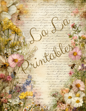 Load image into Gallery viewer, Bees &amp; Wildflowers- Ooh La La Printables
