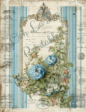 Load image into Gallery viewer, Bleu French Stripes- Ooh La La Printables