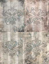 Load image into Gallery viewer, Bleu French Stripes- Ooh La La Printables