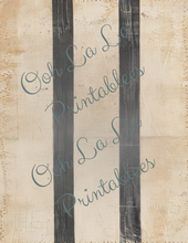 Load image into Gallery viewer, Bleu French Stripes- Ooh La La Printables