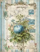 Load image into Gallery viewer, Bleu French Stripes- Ooh La La Printables