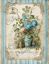 Load image into Gallery viewer, Bleu French Stripes- Ooh La La Printables