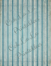 Load image into Gallery viewer, Bleu French Stripes- Ooh La La Printables