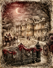 Load image into Gallery viewer, Christmas Rose Manor- Ooh La La Printables