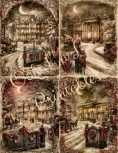 Load image into Gallery viewer, Christmas Rose Manor- Ooh La La Printables