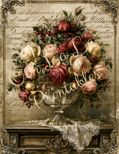 Load image into Gallery viewer, Christmas Rose Manor- Ooh La La Printables