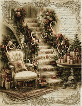 Load image into Gallery viewer, Christmas Rose Manor- Ooh La La Printables