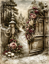 Load image into Gallery viewer, Christmas Rose Manor- Ooh La La Printables