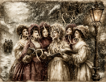 Load image into Gallery viewer, Christmas Rose Manor- Ooh La La Printables