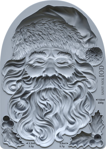 2025 Winter Holiday Collection Iron Orchid Winter Saint Nick 5x7 Mould