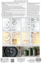 Load image into Gallery viewer, 2025 Winter Holiday Collection Iron Orchid Figgy &amp; Flourish Foil Transfer 8x12- 8 page Pad