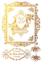 Load image into Gallery viewer, 2025 Winter Holiday Collection Iron Orchid Figgy &amp; Flourish Foil Transfer 8x12- 8 page Pad