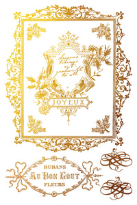 2025 Winter Holiday Collection Iron Orchid Figgy & Flourish Foil Transfer 8x12- 8 page Pad