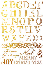 Load image into Gallery viewer, 2025 Winter Holiday Collection Iron Orchid Figgy &amp; Flourish Foil Transfer 8x12- 8 page Pad