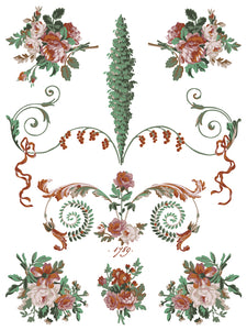 2025 Winter Holiday  Collection Iron Orchid La Folie Paint Inlay 12x16 pad
