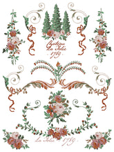 Load image into Gallery viewer, 2025 Winter Holiday  Collection Iron Orchid La Folie Paint Inlay 12x16 pad