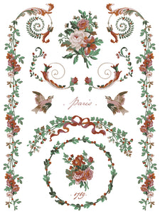 2025 Winter Holiday  Collection Iron Orchid La Folie Paint Inlay 12x16 pad