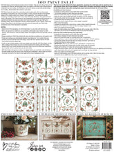 Load image into Gallery viewer, 2025 Winter Holiday  Collection Iron Orchid La Folie Paint Inlay 12x16 pad